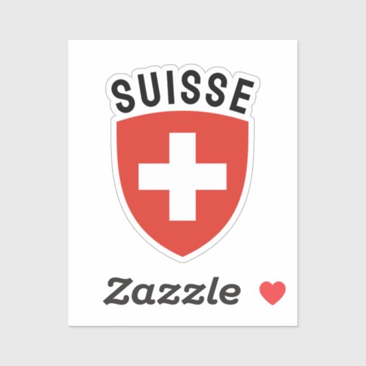 Sticker Suisse (Suisse francophone) (Feuille)