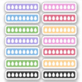 Sticker Suivi quotidien d'hydratation (Devant)