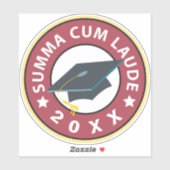 Sticker Summa Cum Laude Graduation (Feuille)