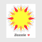 Sticker Sun (Feuille)