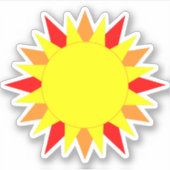 Sticker Sun (Devant)
