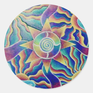 Sticker Sun Mandala