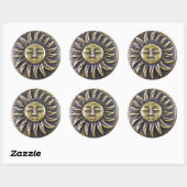 Sticker Sun Medallion (Feuille)