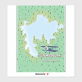 Sticker Sun Moon Lake Taiwan (Feuille)