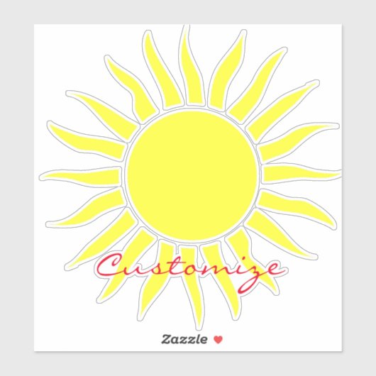 Sticker Sun Thunder_Cove (Feuille)