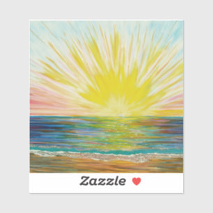 Sticker Sunburst sunrize