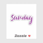 Sticker sunday (Feuille)