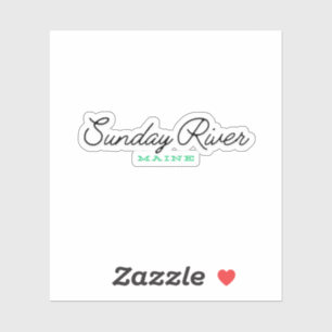 Sticker Sunday River Maine