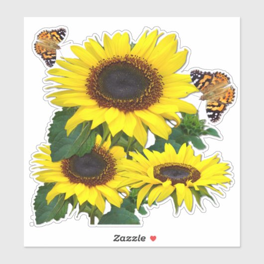 Sticker Sunflower (Feuille)