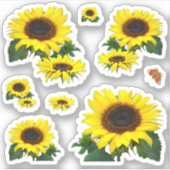 Sticker Sunflower (Devant)