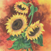 Sticker Sunflower (Devant)