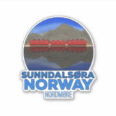 Sticker Sunndalsøra Nordmøre Norvège Classique (Devant)