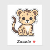Sticker Sunny The Baby Cheetah (Feuille)