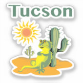 Sticker Sunny Vibes Tucson (Recto)
