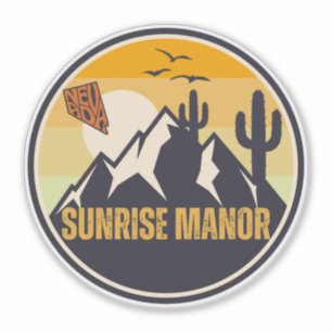 Sticker Sunrise Manor, Nevada
