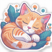 Sticker Sunset Kitty (Recto)