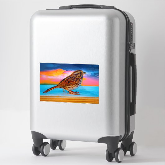 Sticker Sunset Melody (Sur valise)