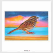 Sticker Sunset Melody (Feuille)