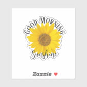 Sticker Sunshine du bon matin (Feuille)