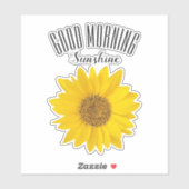 Sticker Sunshine du bon matin (Feuille)