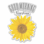 Sticker Sunshine du bon matin (Devant)