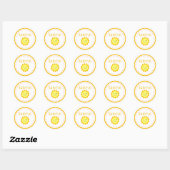 Sticker Sunshine Personnalisé - Points (Feuille)