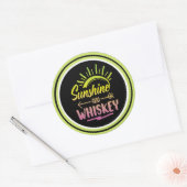 Sticker Sunshine & Whiskey (Enveloppe)