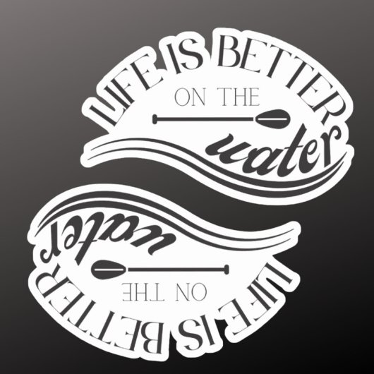 Sticker SUP stand up paddle décoration