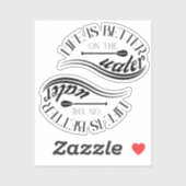 Sticker SUP stand up paddle décoration (Feuille)