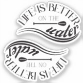 Sticker SUP stand up paddle décoration (Recto)