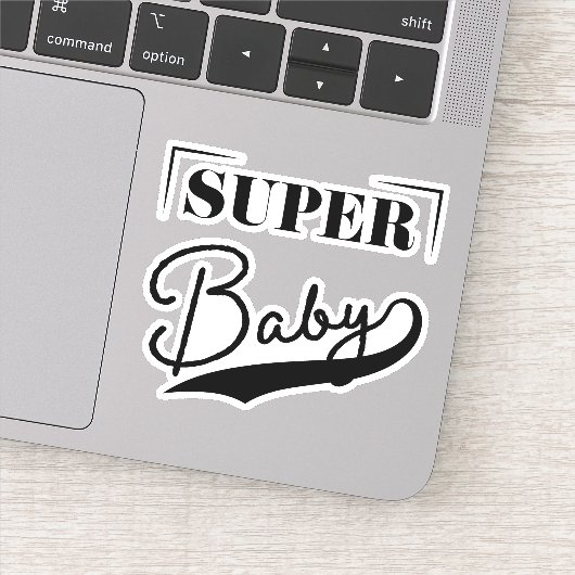 Sticker Super bébé (Détail)