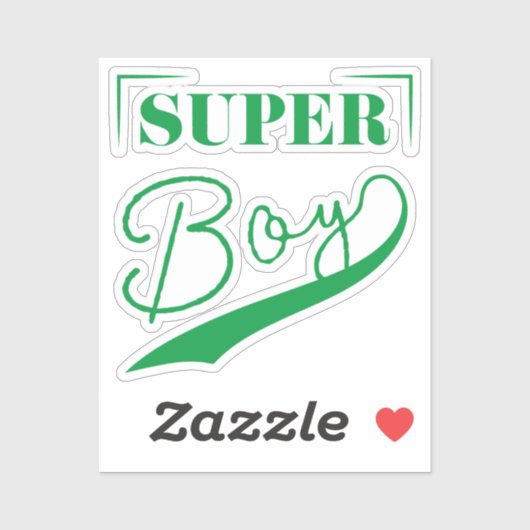 Sticker Super Boy (Feuille)