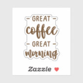 Sticker Super Café Super Matin (Feuille)
