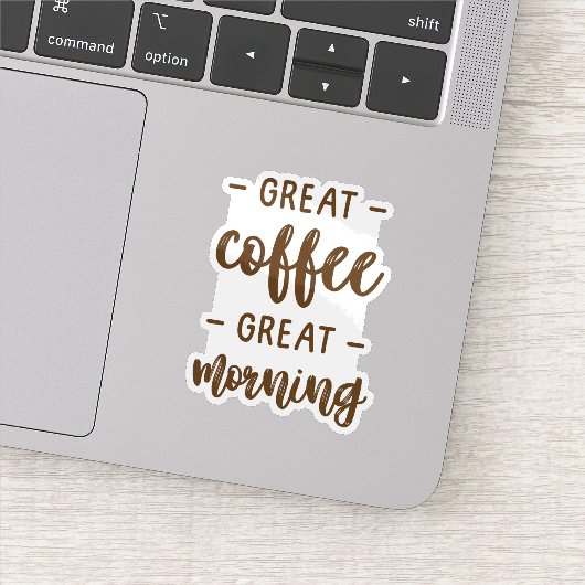 Sticker Super Café Super Matin (Détail)