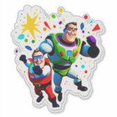 Sticker Super Fête d'Anniversaire ! (Devant)