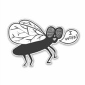 Sticker Super Fly dit que j'ai VOTÉ ! (Devant)