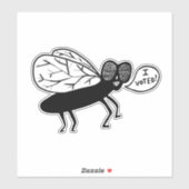 Sticker Super Fly dit que j'ai VOTÉ ! (Feuille)