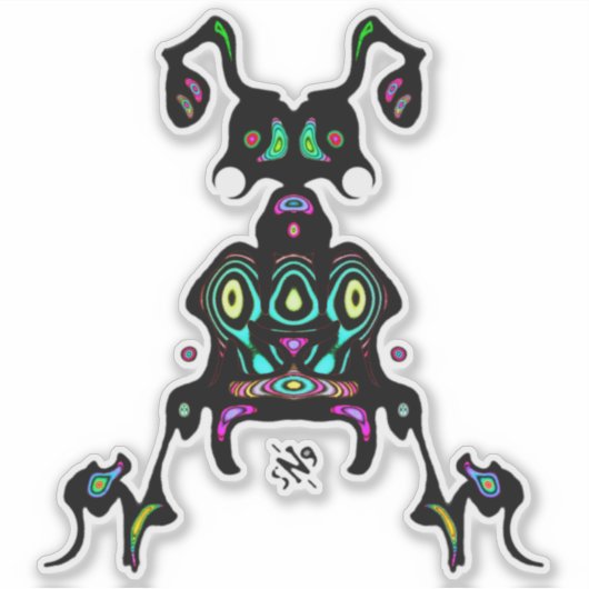 Sticker Super fourmi comme créature (Devant)