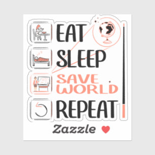 Sticker Super Géographie Enseignant économise un cadeau de