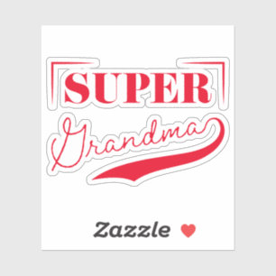 Sticker Super grand-mère