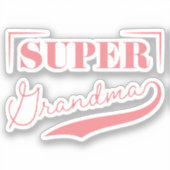 Sticker Super grand-mère (Recto)