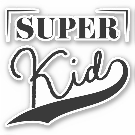 Sticker Super Kid (Devant)