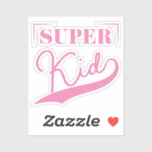 Sticker Super Kid (Feuille)