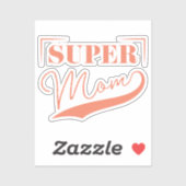 Sticker Super Maman (Feuille)