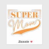 Sticker Super Maman (Feuille)