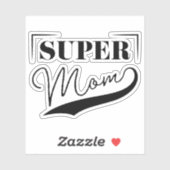 Sticker Super Maman (Feuille)