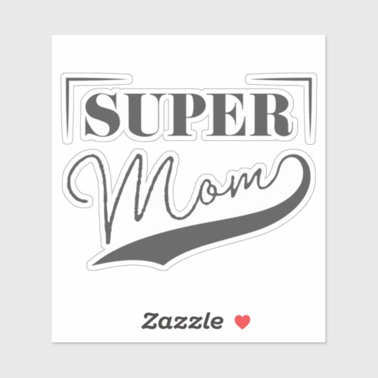 Sticker Super Maman (Feuille)