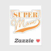 Sticker Super Maman (Feuille)