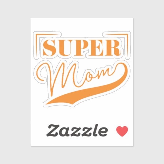 Sticker Super Maman (Feuille)