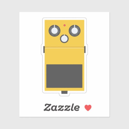 Sticker Super Overdrive Effect Pedal (Feuille)